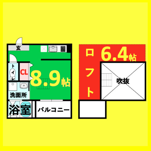 サクセスパートナー　名古屋市賃貸　仲介手数料無料の間取り