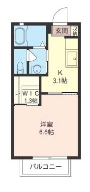 ローズガーデンⅠの間取り