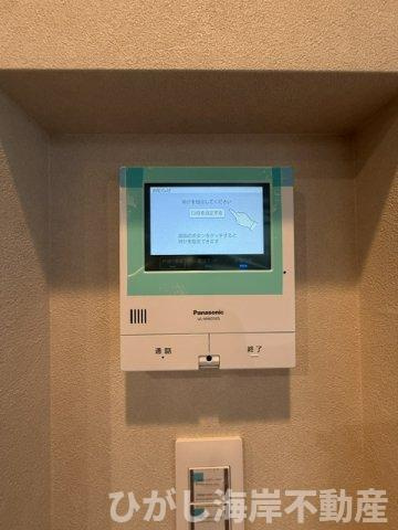 茅ヶ崎市西久保　新築戸建　全4棟のセキュリティ|TVモニター付きインターフォン