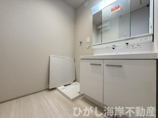 茅ヶ崎市西久保　新築戸建　全4棟の脱衣所|脱衣スペース