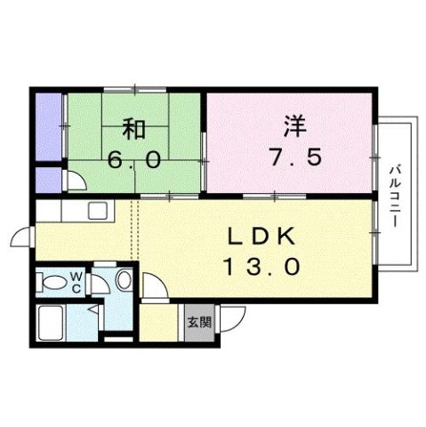 【間取り】 | フレグランス大内