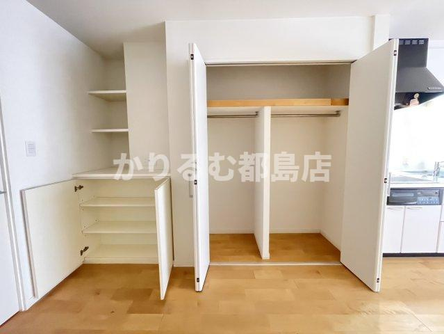 北通ハイツの収納