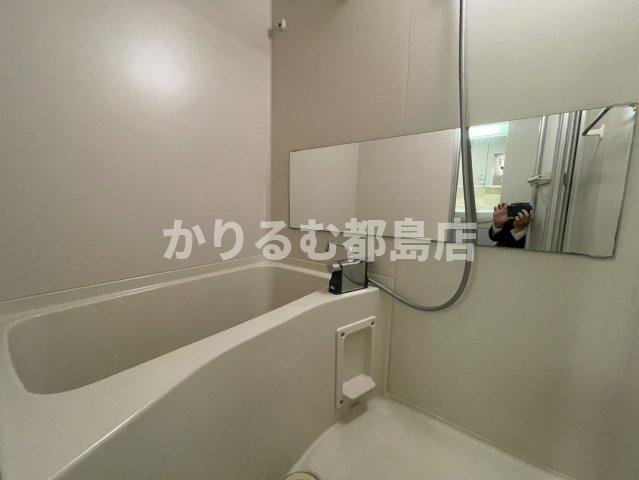 北通ハイツの浴室