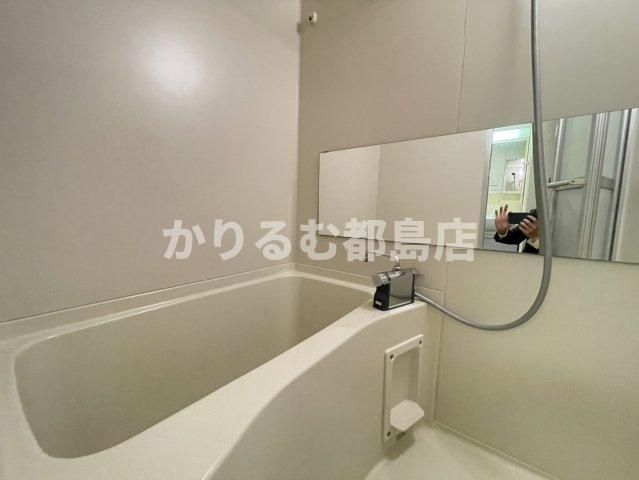 北通ハイツの浴室