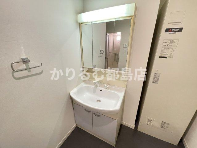 北通ハイツの洗面所