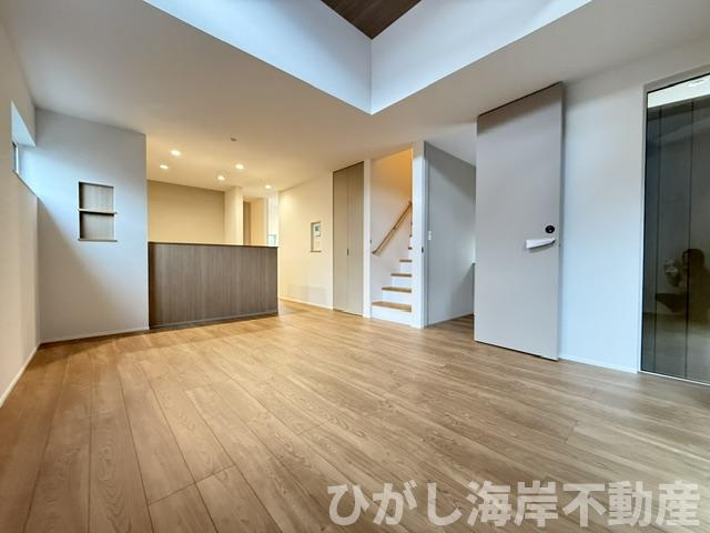茅ヶ崎市西久保　新築戸建　全4棟のダイニング|16.5帖　吹抜付LDK