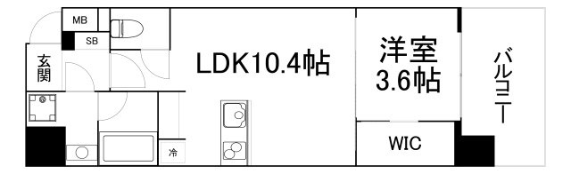 【間取り】 | ブエナビスタ難波タワー