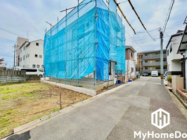 北区西味鋺3丁目　3期の前面道路含む現地写真|5月3日  現場写真