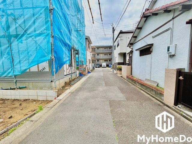 北区西味鋺3丁目　3期の前面道路含む現地写真|5月3日  現場写真