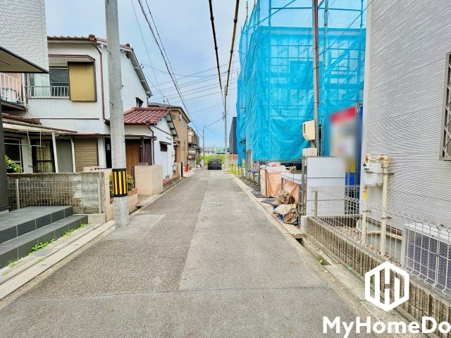 北区西味鋺3丁目　3期の前面道路含む現地写真|5月3日  現場写真