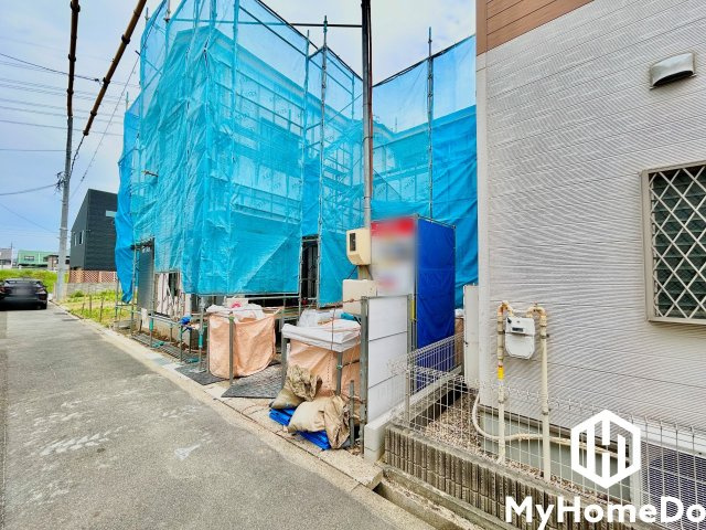 北区西味鋺3丁目　3期の前面道路含む現地写真|5月3日  現場写真