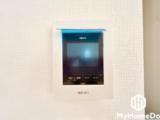北区西味鋺3丁目　3期の防犯設備|ドアを開ける前に来訪者を確認できるため、安心して対応できます