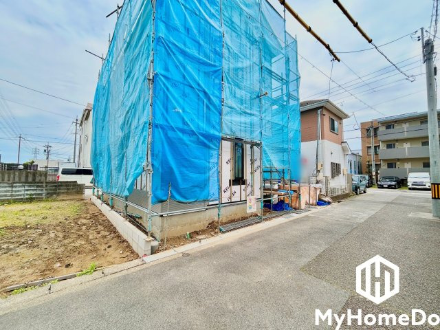 北区西味鋺3丁目　3期の前面道路含む現地写真|5月3日  現場写真