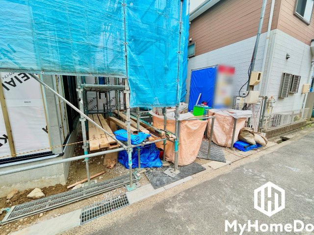 北区西味鋺3丁目　3期の前面道路含む現地写真|5月3日  現場写真