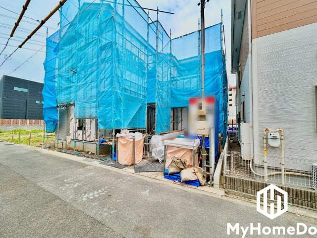 北区西味鋺3丁目　3期の前面道路含む現地写真|5月3日  現場写真