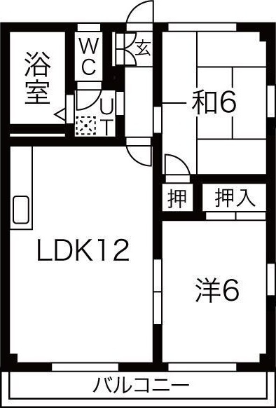 エスポア三好の間取り