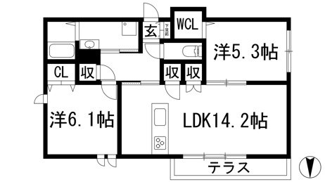 【間取り】