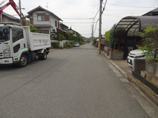 【前面道路含む現地写真】 | 川西市清和台西5丁目1の71　建築条件無土地