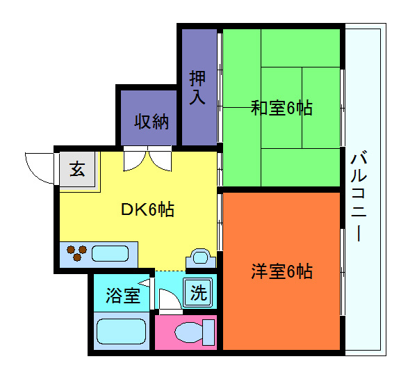 パークホーム王子の間取り