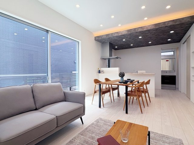 島崎町　新築一戸建ての居間・リビング