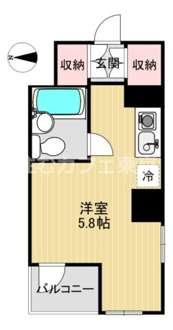国分寺シティハイツの間取り