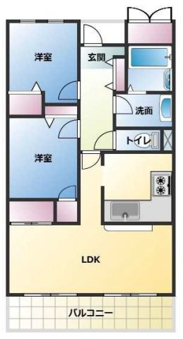 グランメール西高松の間取り
