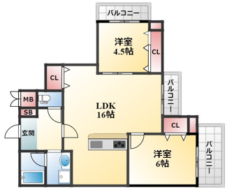 【間取り】 | ファイブコート向丘