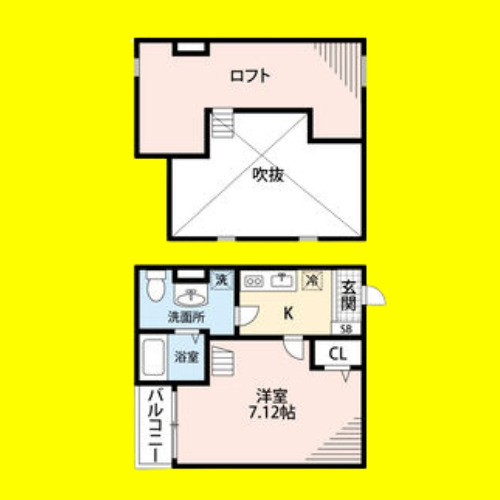 パルティーレ　名古屋市賃貸　仲介手数料無料の間取り