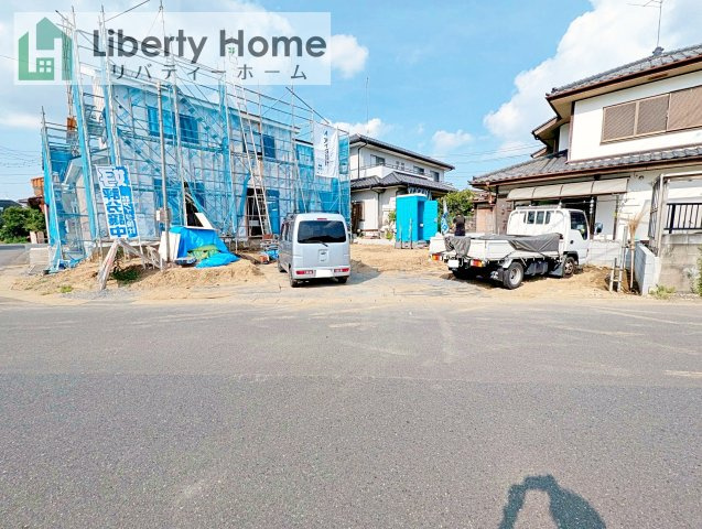 水戸市堀町25-P1　新築戸建の駐車場