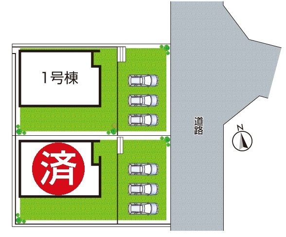 ●29(土)30(日)現地案内可能！　北葛城郡広陵町みささぎ台の区画図|全2区画