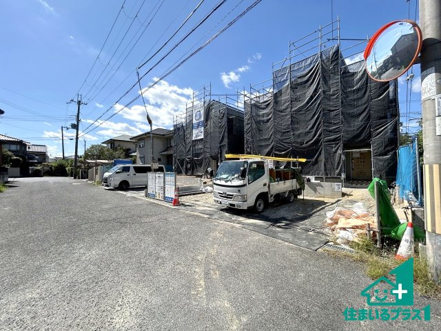 ●17(土)18(日)現地案内可能！　北葛城郡広陵町みささぎ台の前面道路含む現地写真|周辺は閑静な住宅街です。前面道路もしっかりと有りますので車の出し入れも安心ですよ！