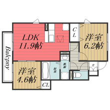 【間取り】 | アネモス　A