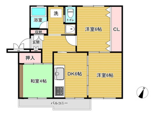 【間取り】 | 鶴川２丁目団地 | ※現況と異なる場合は、現況を優先させていただきます。