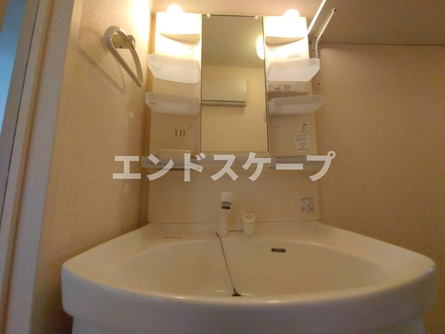 グランディールMⅢの洗面所|高崎、前橋のお部屋探しはエンドスケープまで！お客様の理想お聞かせ下さい♪