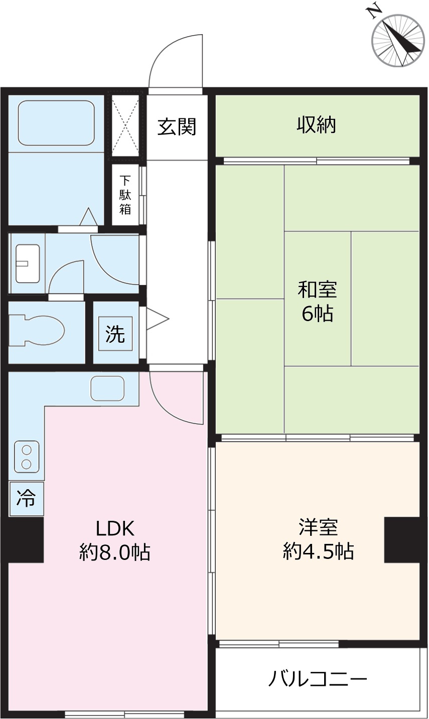 勘五郎ビルの間取り
