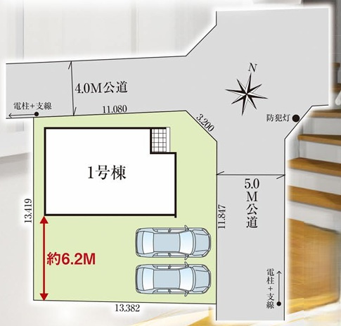 グラファーレ佐倉市井野３１期の区画図