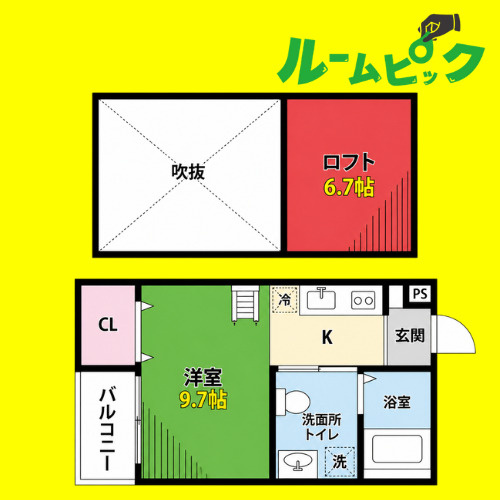 olive(オリーブ)　名古屋市賃貸　仲介手数料無料の間取り
