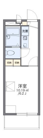 レオパレスゴールドフォルムの間取り