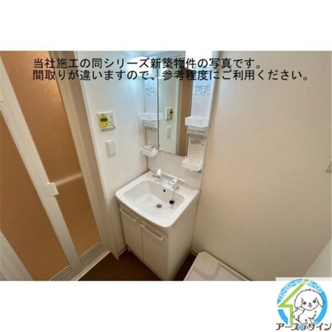 ジーメゾン明石魚住フェリシアの洗面所