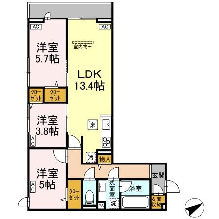 ☆3LDK間取り図☆
