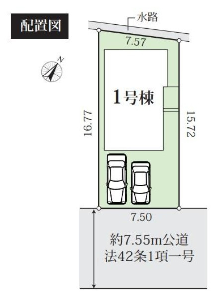 グラファーレ千葉市若葉区東寺山町３期の区画図