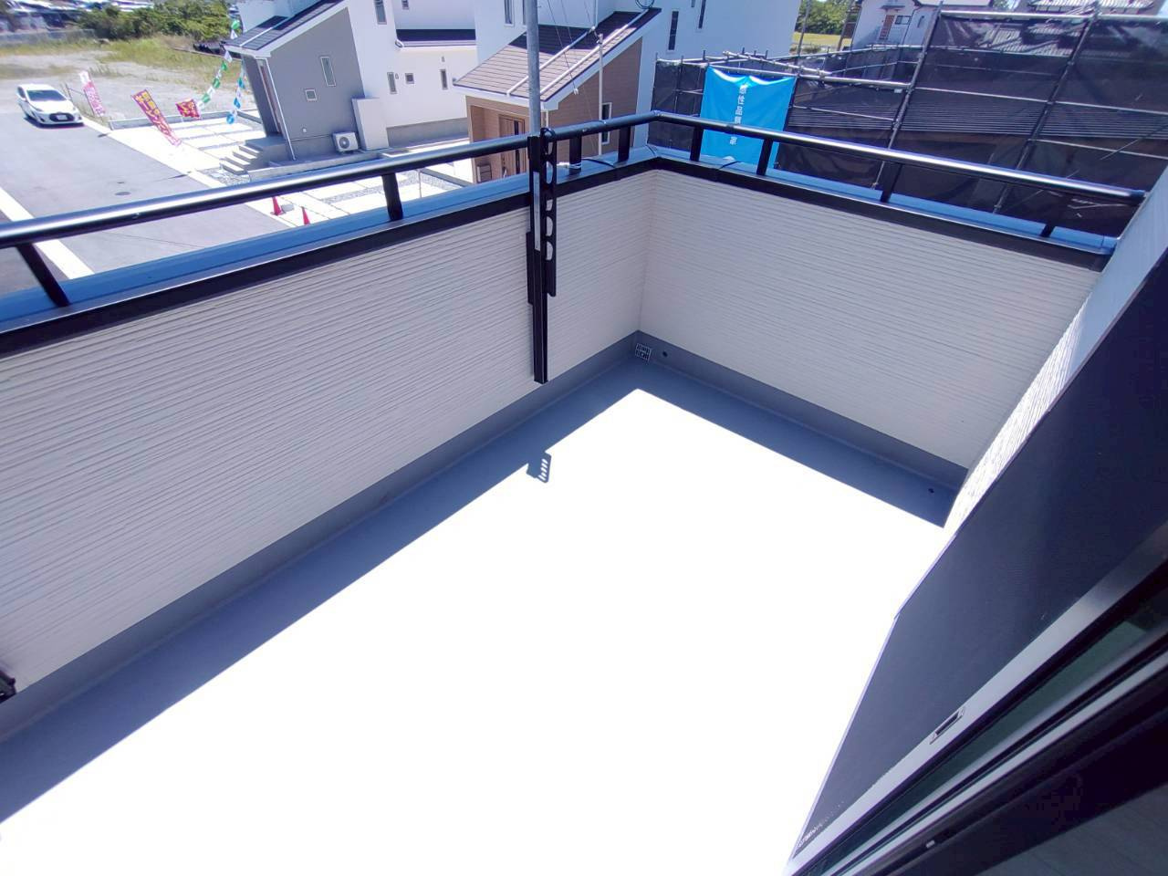 柳川市筑紫町の新築一戸建のバルコニー