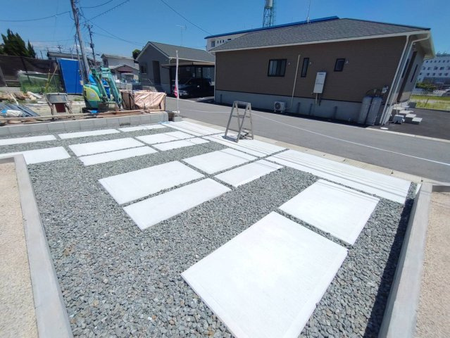 柳川市筑紫町の新築一戸建の駐車場