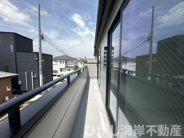 茅ケ崎市旭が丘　新築戸建　全２棟のバルコニー|バルコニー