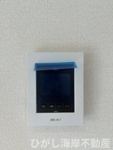 茅ケ崎市旭が丘　新築戸建　全２棟のセキュリティ|TVモニター付きインターフォン