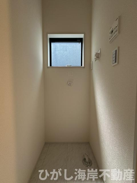 茅ケ崎市旭が丘　新築戸建　全２棟のランドリースペース|洗濯機置場