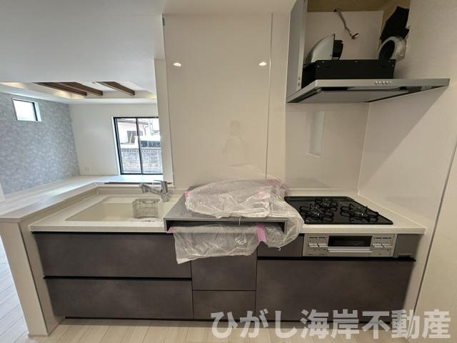 茅ケ崎市旭が丘　新築戸建　全２棟のキッチン|システムキッチン