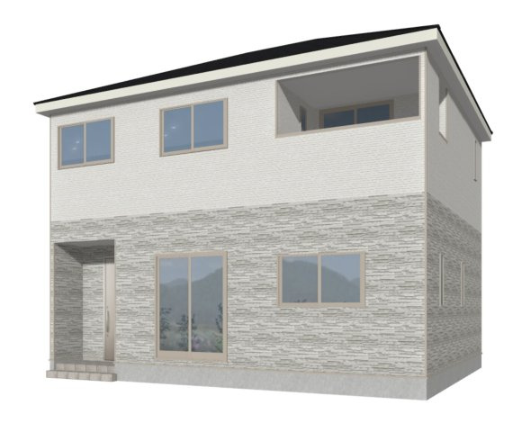 【外観パース】 | 大里郡寄居町用土　クレイドルガーデン　新築戸建　全4棟　3号棟 | 3号棟