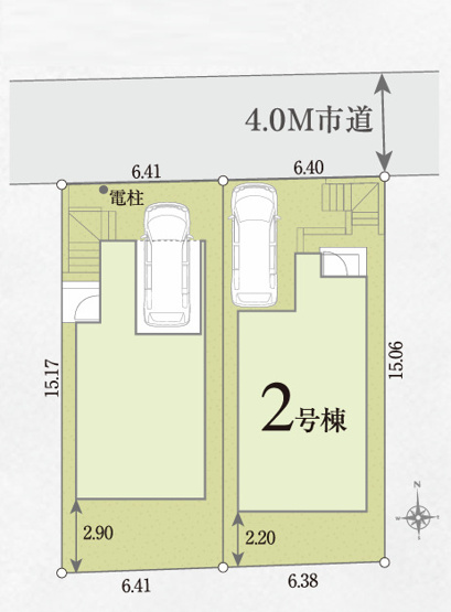 【区画図】 | 綾瀬市早川　新築戸建て　全2棟【仲介手数料無料】 | 【仲介手数料無料でご紹介可能です】大樹不動産