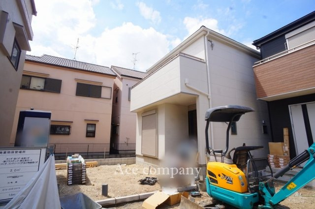 【外観】 | 東大阪市池島町2丁目　【2号棟/全2棟】 | 【間もなく完成！2026年5月7日現在☆】駐車2台可能です！